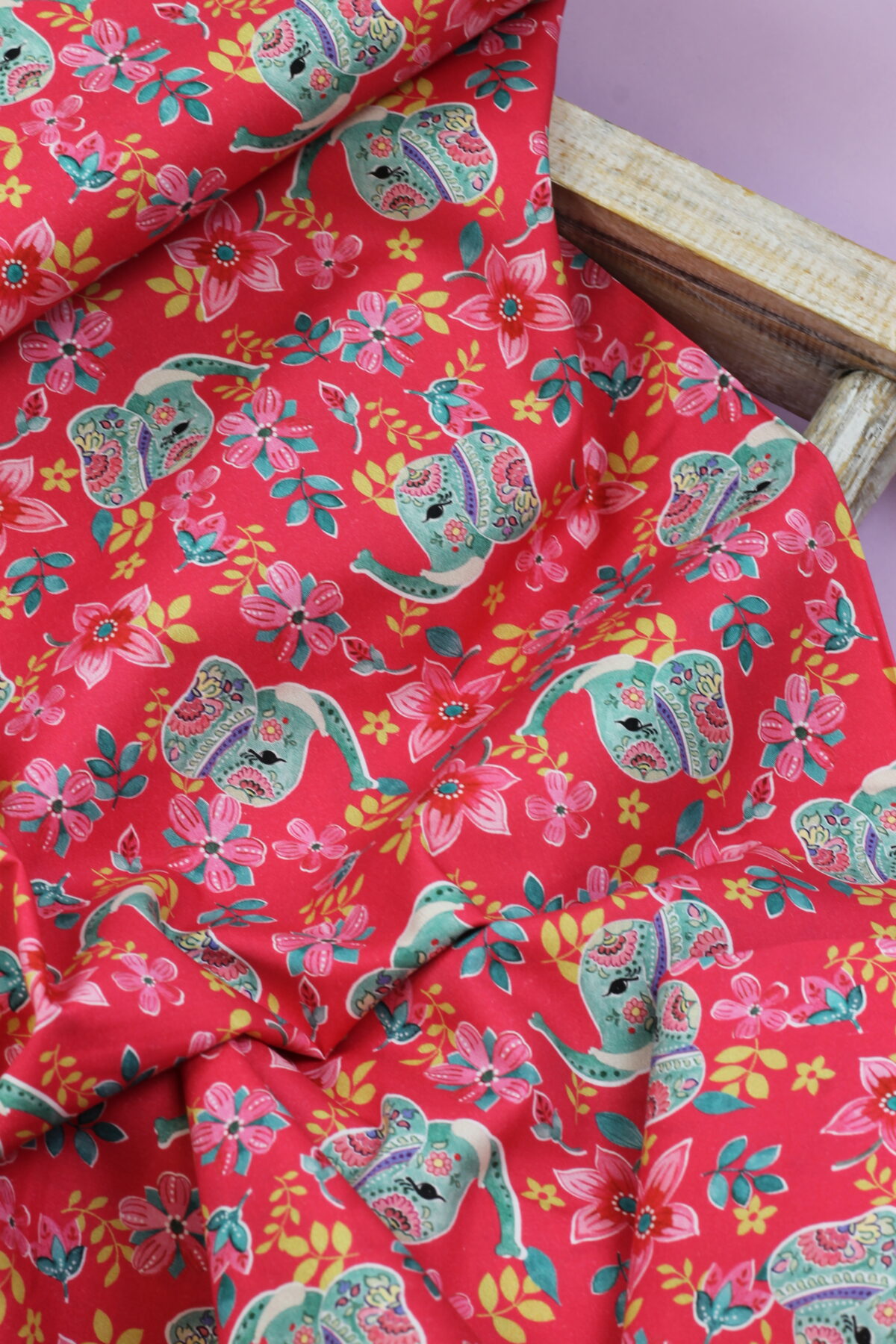 Katia: Poplin "Indian Elephants"