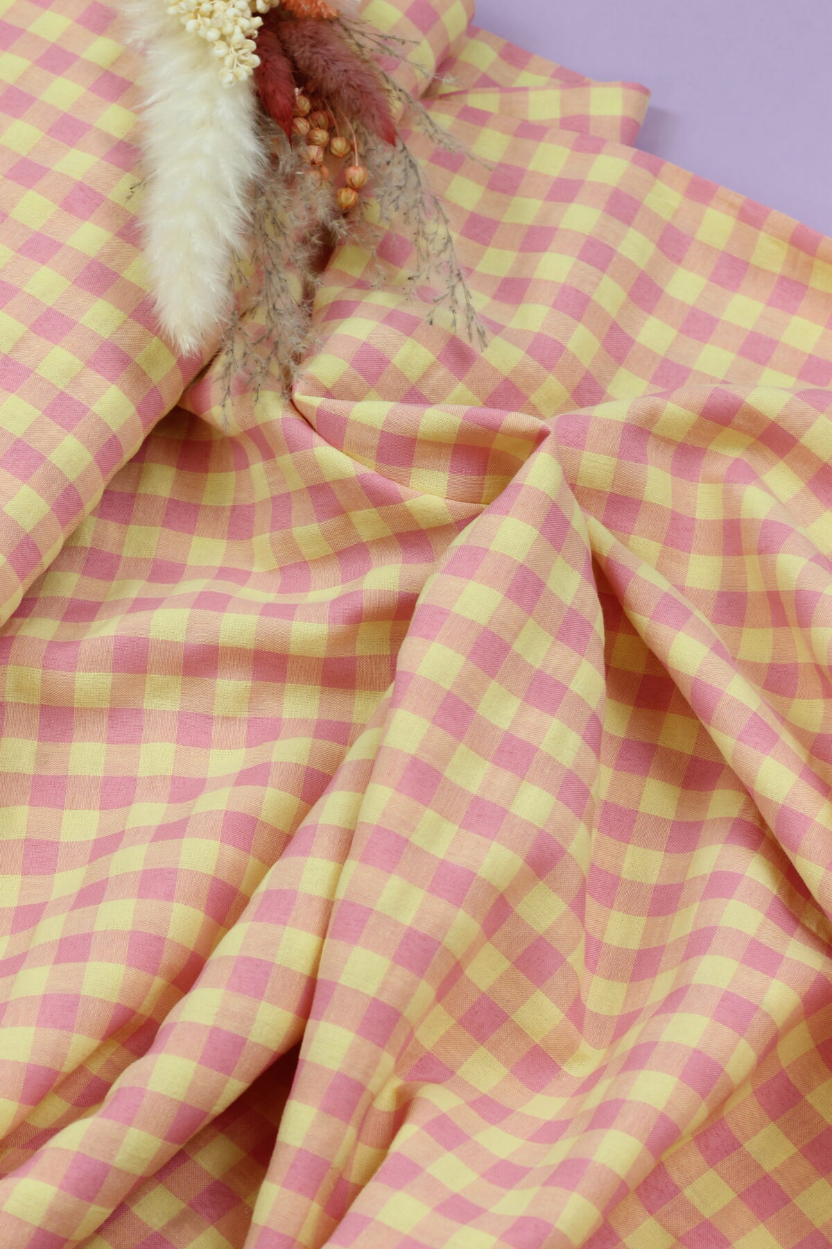 Katia: Vichy Gingham Pink & Yellow